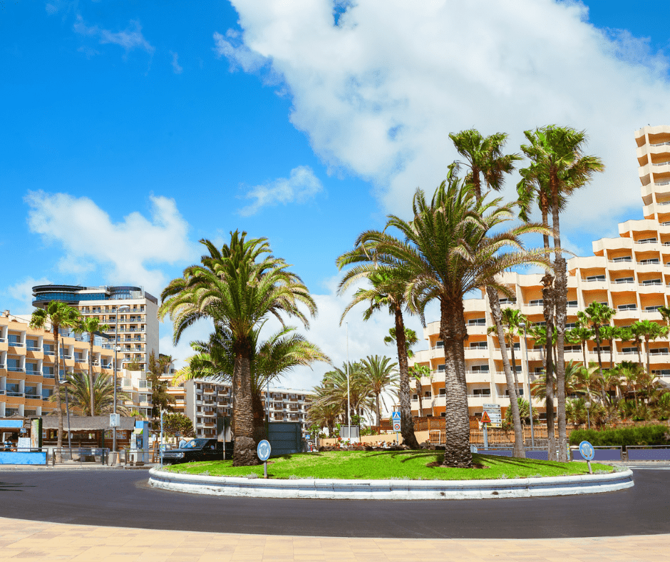 Playa del Ingles in Gran Canaria, Spain