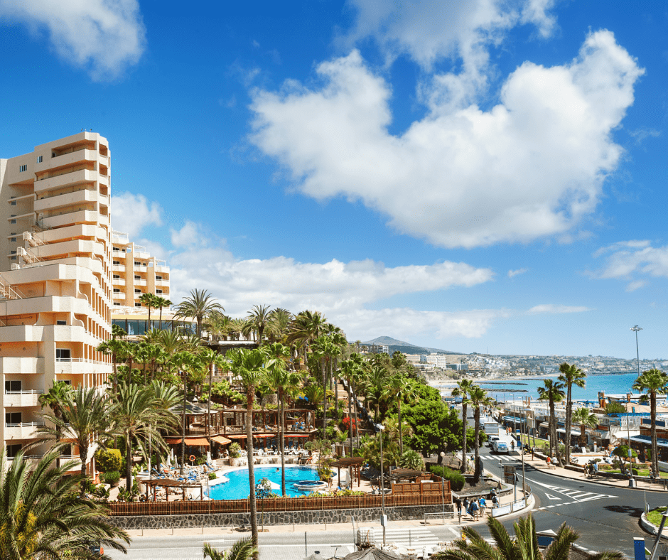 Playa del Ingles in Gran Canaria, Spain